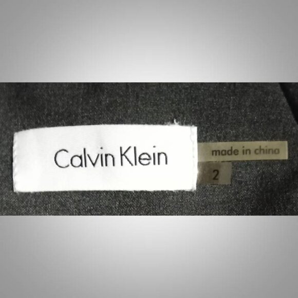 Calvin Klein grey dress Women's size 2 # - Picture 5 of 7